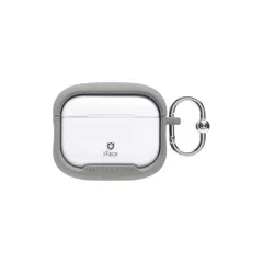 【新品】 iFace Reflection AirPods Pro 第3世代 専用 ケース ポリカーボネート クリアケース (グレー)【 耐衝撃 カラビナ付き アイフェイス airpodspro3 カバー ワイヤレス充電可 AirPods Pro3 】 1