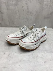 CONVERSE コンバース オールスター トレックウェーブ 厚底 ローカット スニーカー size23.5cm/白 ■■ レディース