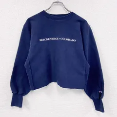 古着 used　90s　Champion　チャンピオン　リバースウィーブ　スウェット/トレーナー　刺繍タグ　紺　ネイビー　Lサイズ