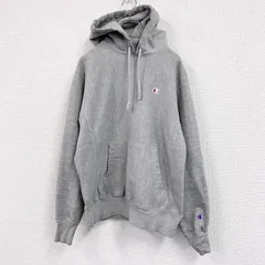 古着 used　Champion　チャンピオン　リバースウィーブ　スウェットパーカー/フーディー　霜降りグレー　Mサイズ