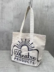 THEATRE PRODUCTS シアタープロダクツ キャンバスプリント トート バッグ /アイボリー  ■■ レディース