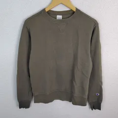 Champion チャンピオン スウェット ロゴ刺繍 アースカラー Lサイズ メンズ 古着 ストリート アメカジ