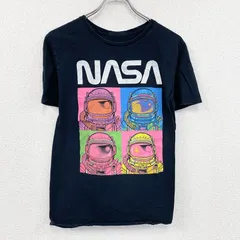古着 used　NASA　半袖プリントTシャツ　黒　ブラック　