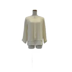 ノーリーズ ブラウス 長袖 サイズ38 日本製 ポリエステル100 トップス