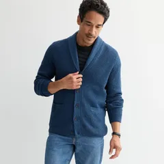 ソノマ メンズ アウター ニット・セーター カーディガン Mensonoma Goods For Life Shawl Cardigan Sweater Blue Marl マールのサムネイル