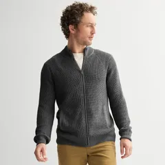 ソノマ メンズ アウター ニット・セーター Mensonoma Goods For Life FullZip Sweater Charcoal Heather チャコールのサムネイル