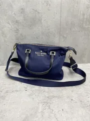 kate spade new york ケイトスペード ニューヨーク 2WAY ナイロン ショルダーバッグ ハンド バッグ ネイビー ■■ レディース