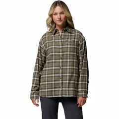 コロンビア レディース トップス Tシャツ ダウン Womens Columbia Flannel ButtonDown Shirt Safari