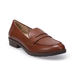 クロフト＆バロー レディース シューズ スリッポン・ローファー Croft BarrowomenslipOn Loafers Cognac