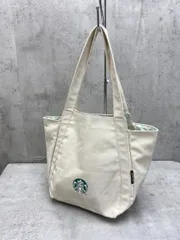 Starbucks スターバックス バッグ2点セット(トートバッグ/バッグインバッグ) バッグ オフホワイト ■■ レディース