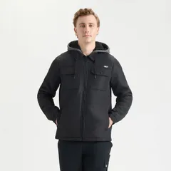ハーレー メンズ アウター ジャケット・ブルゾン フーデッドジャケット Mens Hurley Ostromi Rainwear Hooded Jacket Black ブラックのサムネイル