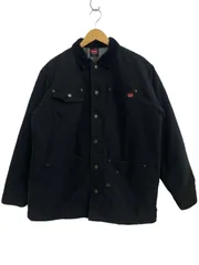 WRANGLER (ラングラー) カバーオール チョアコート ブランケット付 襟コーデュロイ 00S 古着 55157BW L ブラック メンズ/004