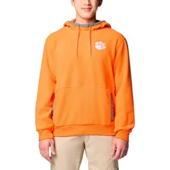 コロンビア メンズ トップス Tシャツ フリース パーカー Mens Columbia Orange Clemson Tigers Flanker Fleece Pullover Hoodie Clm Orange オレンジ