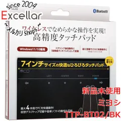 [bn:13] ミヨシ　高精度ワイヤレスタッチパッド　TTP-BT02/BKのサムネイル