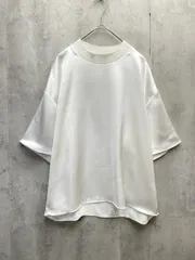 ZARA ザラ 7385/016/250 オーバーサイズ サテン プルオーバー カットソー sizeS/白 ■◆ レディース