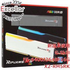 新品未開封G.SKILL DDR5 6000 C28 32GB AMDX3D最適 - メルカリ