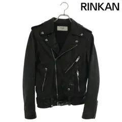 セリーヌ ×クリスチャンマークレー  19SS  2E242297D クラシックバイカー バックパッチ ダブルライダースレザージャケット メンズ 44のサムネイル