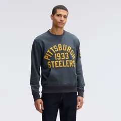 ファナティクス メンズ トップス Tシャツ スウェット フリース Fanatics Charcoal Pittsburgh Steelers IconicFleece Pocket Sweatshirt Stl Charco チャコール