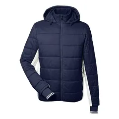 ナウティカ メンズ アウター ジャケット・ブルゾン Nautical Mile Hooded Puffer Jacket Navy Antique ネイビーのサムネイル