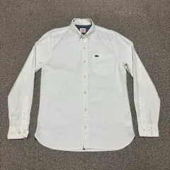 38 ラコステ 白 シャツ
