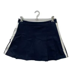 中古 レディース ジャックバニー Jack Bunny!! スカート 2(L) 紺 ネイビー プリーツ 一体型インナーパンツ付き