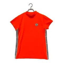 中古 レディース ジャックバニー Jack Bunny!! 半袖シャツ 1(M) オレンジ モックネック メッシュ調