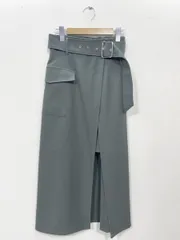 MURUA ムルーア ベルト付き ラップ カーゴ ミニ     スカート size1(M)/カーキ■■レディースのサムネイル