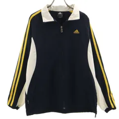 adidas アディダス トラックジャケット M ネイビー レディース 古着