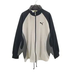 PUMA プーマ トラックジャケット L グレージュ ジャージ メンズ 古着