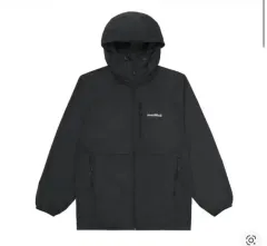 モンベル WIND AND WISH ブラスト BLAST フード ジャケット ブラック M-R