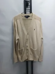 ポロラルフローレン カーディガン 90s コットン ニット アイボリー 95