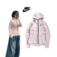 ナイキ ピンク テックフリース テックパック フードジップアップ
