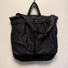 PORTER タンカー ヘルメットバッグ トート ブラック ナイロン 吉田カバン 大容量 メンズ レディース 人気モデル γ↑771