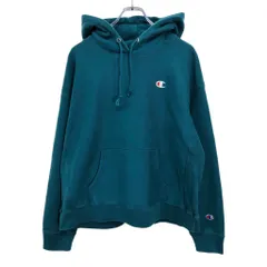 Champion チャンピオン REVERSE WEAVE リバースウィーブ スウェット パーカー エメラルドグリーン(メンズ X-LARGE)中古 古着 V2293