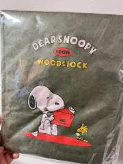 スヌーピー ウッドストック エコバッグ カーキ