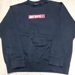 ナイキ JUST DO IT ブラック スウェットTシャツ(xl)