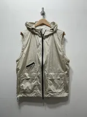 SONITEM フード ウィンドブレーカー ベスト アイボリー XL