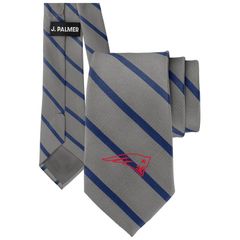 암브랜디드 남성 액세서리 넥타이 Unbranded Mens J Palmer New England Patriots Game Day Tie Pat Grey 회색