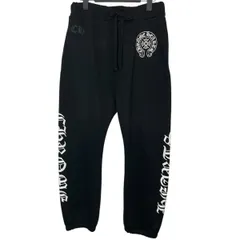 【中古】 CHROME HEARTS クロムハーツ サイドロゴプリントスウェットパンツ Mサイズ ブラック ホースシュー 26006972DSのサムネイル