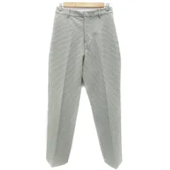 ニコアンド Niko and.. スラックスパンツ ロング丈 千鳥格子柄 マルチカラー 4 L ブラック ベージュ グリーン 緑 /YM20