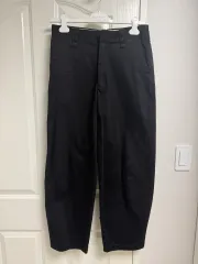 UNIQLO U ワイド チノ ブラック 73