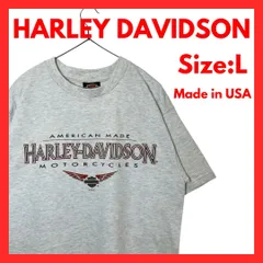 【USA製】古着　ハーレーダビッドソン　バックプリント　Tシャツ　メンズ　L