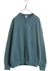 【お得なクーポン配布中!】 90s USA製 チャンピオン ワンポイント スウェット メンズ レディース XL / オールド 裏起毛 トレーナー スクリプト ロゴ 前V 大きいサイズ
