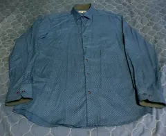 カウンテスマラ ドットパータン 長袖シャツ ネイビー (105)