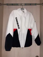 アンブロ カラーブロック リバーシブル フリース ウィンドブレーカー ジャケット