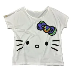 エヴァンゲリオン 初号機 X ハローキティ 半袖 Tシャツ