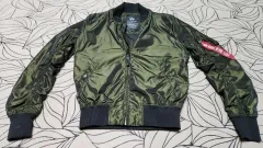 アルファインダストリーズ MAIRIDIUM MA-1ジャケット ダークグリーン S 100サイズ