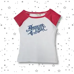 アメリカンイーグル ボーダー半袖Tシャツ