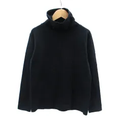 エーグル AIGLE カットソー 長袖 ハイネック XS 紺 ネイビー /SM17のサムネイル