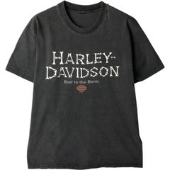 古着 90年代 ハーレーダビッドソン Harley-Davidson 鷲柄 イーグル柄 星条旗柄 モーターサイクル バイクTシャツ メンズM相当/eaa629680
